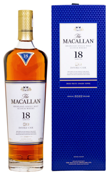 Macallan 18 Jahre Double Cask Edition Single Malt Scotch Whisky - 0,7L 43% vol