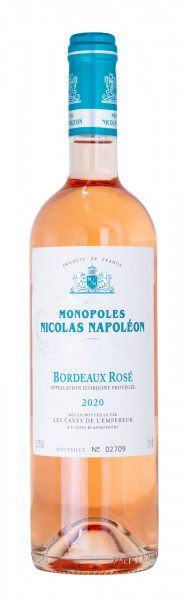 Monopoles Nicolas Napoleon Bordeaux Rose A.O.P. - 0,75L 13% vol