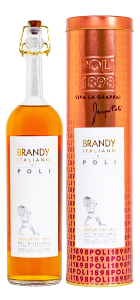 Brandy Italiano Poli mit GEPA - 0,7L 40% vol