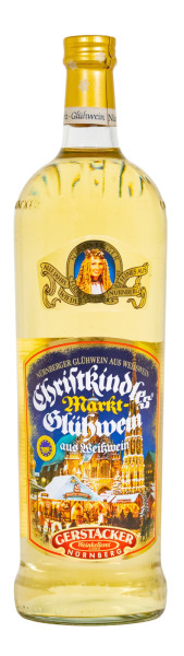 Gerstacker Christkindles weißer Markt-Glühwein - 1 Liter 10% vol