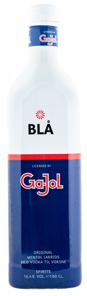 Ga-Jol Blå Blue Menthol Lakritzlikör - 1 Liter 16,4% vol
