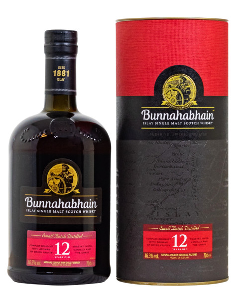 Bunnahabhain 12 Jahre Single Malt Scotch Whisky - 0,7L 46,3% vol