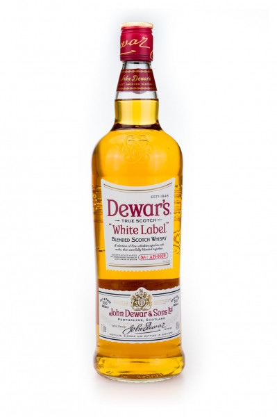 Dewars White Label Blended Scotch Whisky - 1 Liter 40% vol