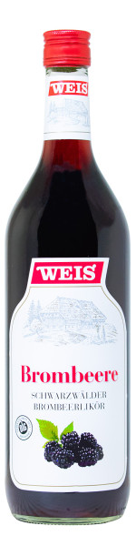 Weis Schwarzwälder Brombeere Likör - 1 Liter 20% vol
