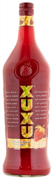 XUXU Erdbeer Limes Likör - 1 Liter 15% vol