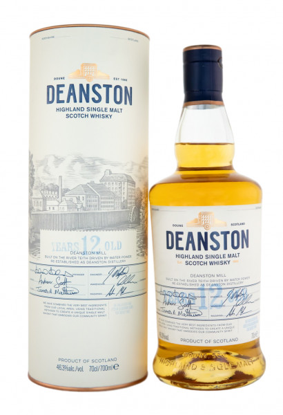 Deanston 12 Jahre Highland Single Malt Scotch Whisky - 0,7L 46,3% vol