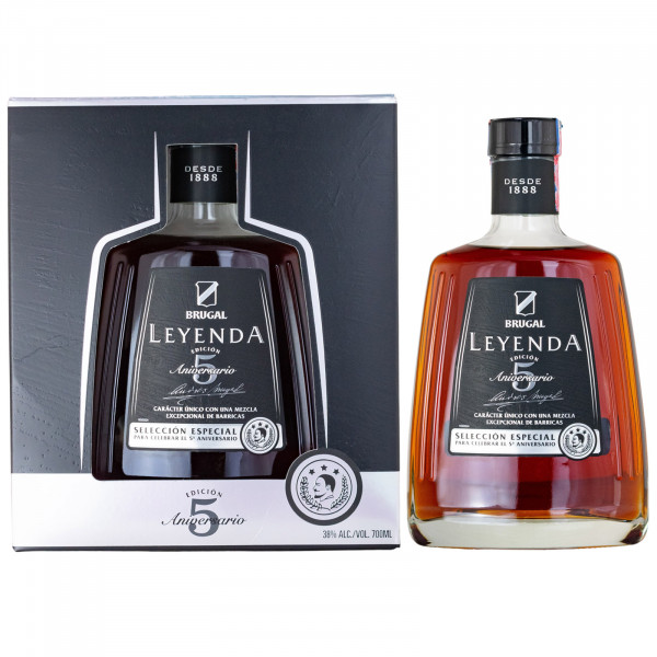 Brugal Leyenda Edicion 5 Aniversario Rum - 0,7L 38% vol