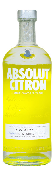 Absolut Citron Flavoured Vodka - 1 Liter 40% vol