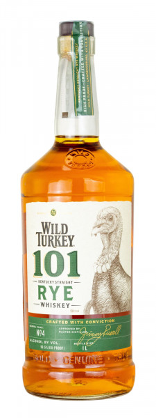 Wild Turkey 101 Kentucky Straight Rye Whiskey - 1 Liter 50,5% vol