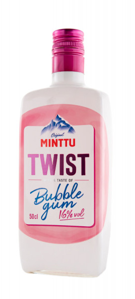 Minttu Twist Bubble-Gum Likör - 0,5L 16% vol