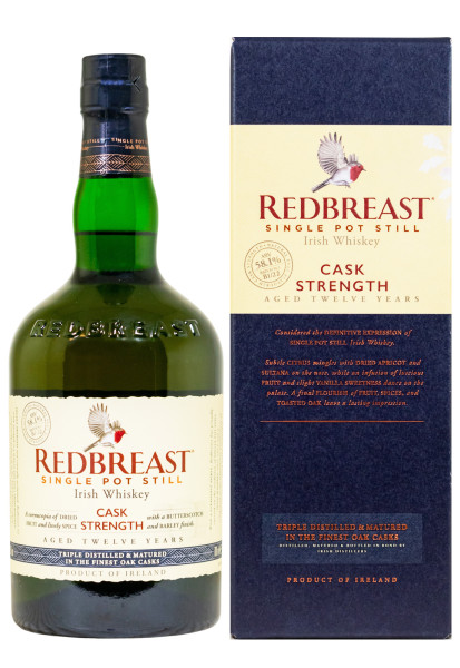 Redbreast 12 Jahre Cask Strength Single Pot Still Irish Whiskey - 0,7L 57,2% vol