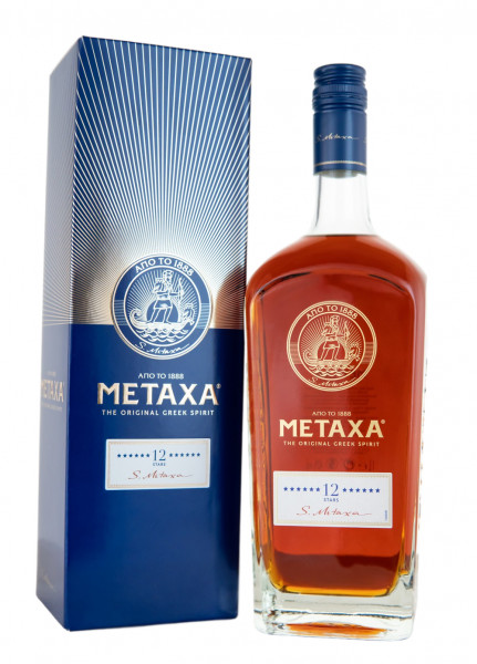 Metaxa 12 Sterne - 1 Liter 40% vol