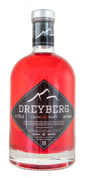 Dreyberg Liquid Red Berry Spirituose - 0,7L 18% vol