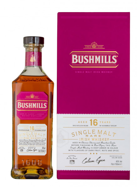 Bushmills Three Woods 16 Jahre Single Malt Irish Whiskey - 0,7L 40% vol