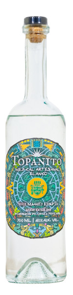 Topanito Mezcal Artesanal 100% Espadin - 0,7L 40% vol