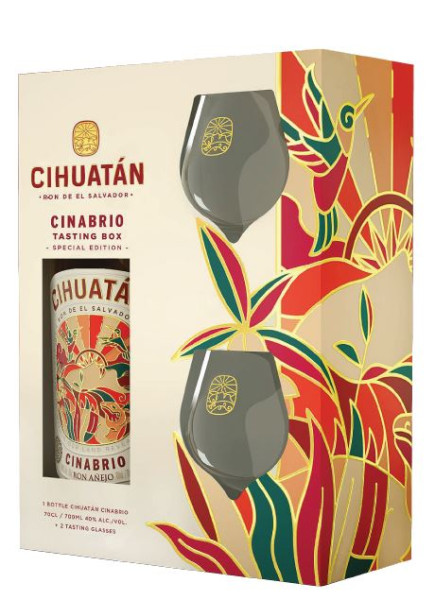 Cihuata Rum Cinabrio VAP mit Gepa - 0,7L 40% vol
