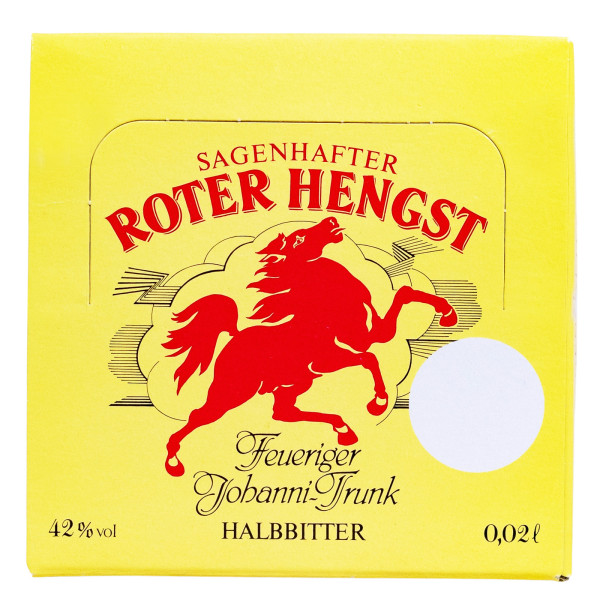 Paket [25 x 0,02L] Mackenstedter Roter Hengst - 0,5L 42% vol