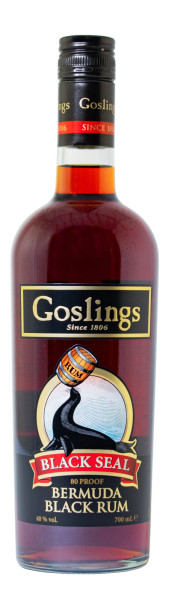 Goslings Rum Black Seal 80 Proof Bermuda Black Rum - 0,7L 40% vol