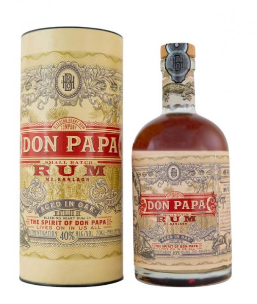 Don Papa Rum in Geschenkdose - 0,7L 40% vol