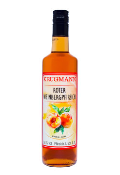 Roter Weinbergpfirsich Likör - 0,7L 18% vol