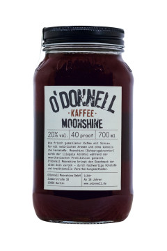 O'Donnell Moonshine Kaffee - 0,7L 20% vol O'Donnell Moonshine Kaffee - 0,7L 20% vol