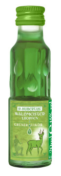 St. Hubertus Waldmeister Glas-Kurzer Shot - 0,02L 15% vol