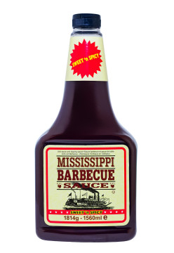 Mississippi Barbecue Sauce Sweet and Spicy - 1,56L