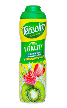 Teisseire Benefit Vitality Erdbeere Kiwi Getränkekonzentrat - 0,6L