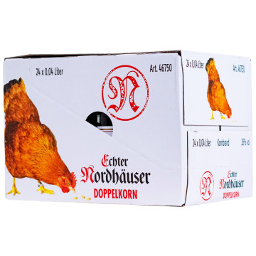 Paket [24 x 0,04L] Echter Nordhäuser Doppelkorn - 0,96L 38% vol