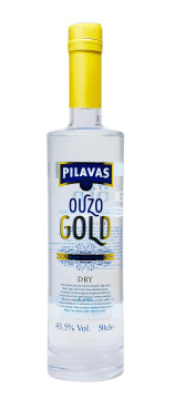 Pilavas Ouzo Gold Dry - 0,5L 43,5% vol
