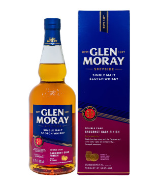 Glen Moray Single Malt Cabernet Cask Finish - 0,7L 40% vol
