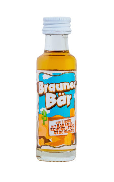 Brauner Bär Schoko-Karamell-Likör - 0,02L 15% vol
