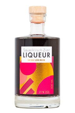 Schladerer Sauerkirsch-Zimt Liqueur - 0,5L 21% vol Schladerer Sauerkirsch-Zimt Liqueur - 0,5L 21% vol