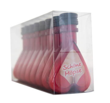 Paket [8 x 0,02L] Schöne Möpse Ananas Kokos Sahnelikör PET - 0,16L 15% vol