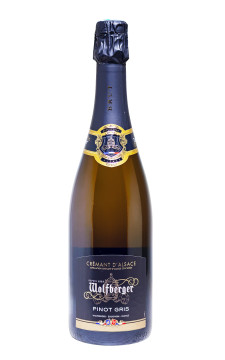 Wolfberger Crémant d'Alsace Pinot Gris Brut AOC - 0,75L 12% vol