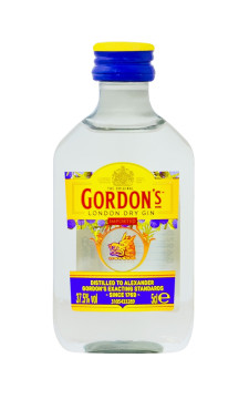 Gordons London Dry Gin Miniatur - 0,05L 37,5% vol