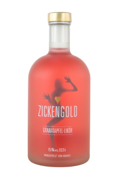 Zickengold Granatapfel Likör - 0,5L 15% vol Zickengold Granatapfel Likör - 0,5L 15% vol