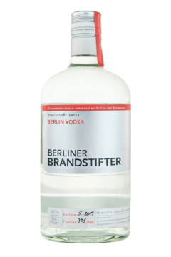 Berliner Brandstifter Vodka - 0,7L 43,3% vol Berliner Brandstifter Vodka - 0,7L 43,3% vol