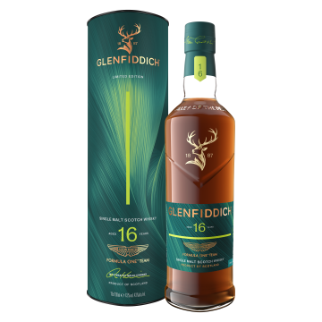 Glenfiddich 16 Jahre Aston Martin Formula One TeamLimited Edition - 0,7L 43% vol