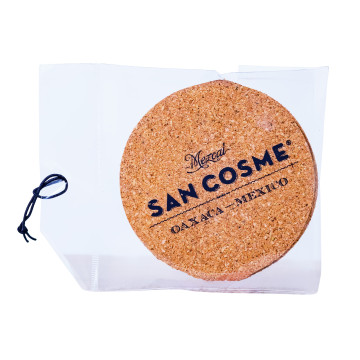 San Cosme Mezcal Kork-Untersetzer 4 Stück
