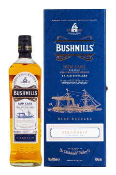 Bushmills Steamship Rum Cask Single Malt Irish Whisky - 0,7L 40% vol