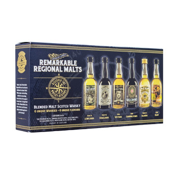 Remarkable Regional Malts Miniaturset Paket [6 x 0,05 Liter] - 0,3L 46,34% vol