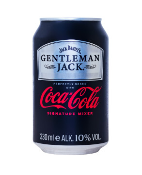 Jack Daniel's Gentleman Jack & Cola Dose - 0,33L 10% vol
