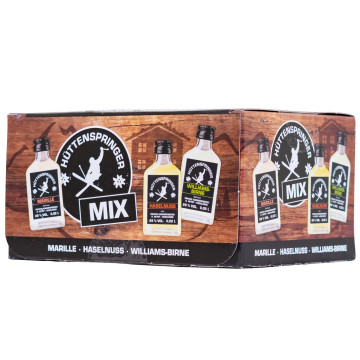 Mix-Paket [24 x 0,02L] Hüttenspringer 3 Mini-Sorten - 0,48L 28% vol