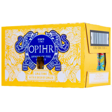 Paket [12 x 0,25L] Opihr Gin & Tonic Ginger - 3L 10% vol
