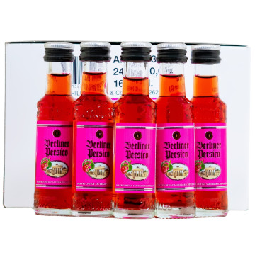 Paket [24 x 0,02L] Berliner Persico Sauerkirschlikör Kurzer - 0,48L 16% vol