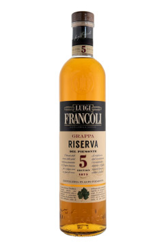 Luigi Francoli Grappa Riserva 5 Edition - 0,7L 41,5% vol Luigi Francoli Grappa Riserva 5 Edition - 0,7L 41,5% vol
