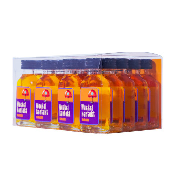 Paket [20 x 0,02L] Wackelkontakt Mandarine Glas-Miniaturen - 0,4L 16% vol