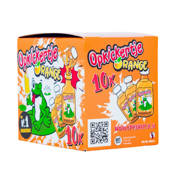 Paket [10 x 0,02ml] Opkickertje Orange Paket - 0,2L 10% vol