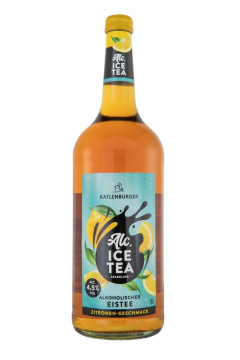 Katlenburger Alc. Ice Tea Zitrone alkoholischer Eistee - 1 Liter 4,5% vol